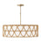 Capital Lighting Tulum 4 Light Pendant, Brass/White - 347242MA