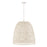 Capital Lighting Naomi 3 Light Pendant, White - 347533HH