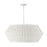 Capital Lighting Boca 6 Light Pendant, White - 347861HH