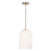 HomePlace Lighting Lawson 1 Light Pendant, Brushed Nickel/Soft White - 348811BN