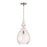 HomePlace Lighting Brentwood 1 Light Pendant, Nickel/Clear Water - 349012BN