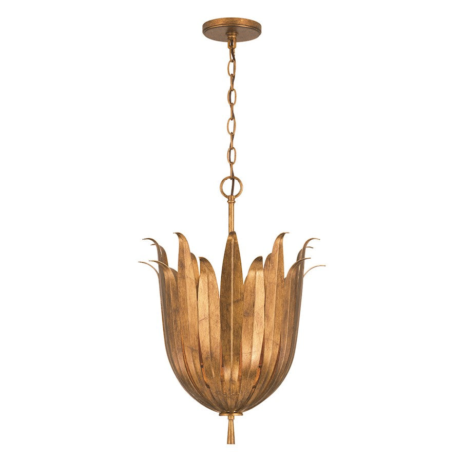 Capital Lighting Eden Medium 4 Light Pendant, Gold - 349542AG