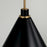 Capital Lighting Bradley 1 Light Pendant, Aged Brass