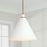 Capital Lighting Bradley 1 Light Pendant, Aged Brass