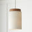 Capital Lighting Liam 1 Light Pendant, Light Wood/White/Soft White