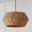 Capital Lighting Nadeau 4 Light Pendant, Light Wood/Patinaed Brass