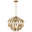 Capital Lighting Margeaux 1 Light 18" Pendant, Buffed Gold - 351812GF