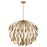 Capital Lighting Margeaux 5 Light Pendant, Buffed Gold - 351851GF