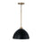 Homeplace Lighting Ross 1 Light Pendant, Brass