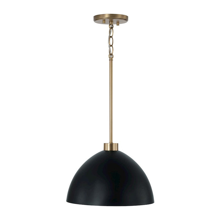 Homeplace Lighting Ross 1 Light Pendant, Brass