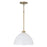 Homeplace Lighting Ross 1 Light Pendant, Brass