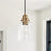 Capital Lighting Fallon 1 Light Pendant, Clear