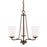 HomePlace by Capital Lighting Braylon 3 Light Chandelier, Bronze - 414131BZ-331