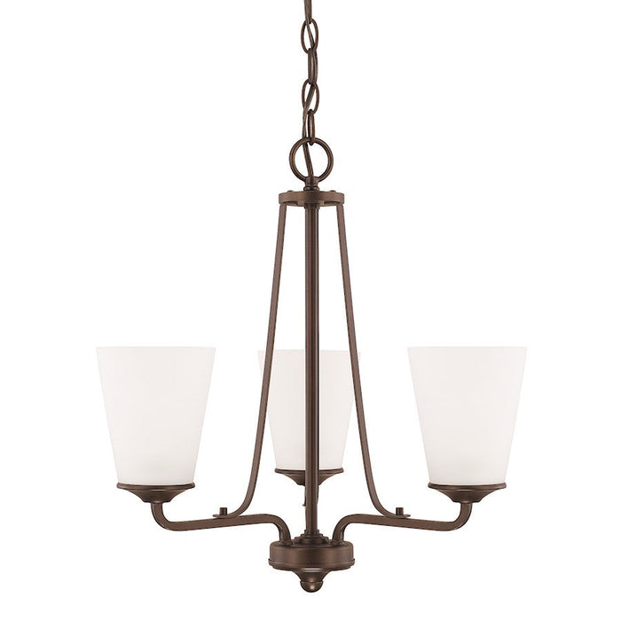 HomePlace by Capital Lighting Braylon 3 Light Chandelier, Bronze - 414131BZ-331