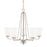 HomePlace by Capital Lighting Braylon 5 Light Chandelier, Nickel - 414151BN-331