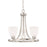 HomePlace by Capital Lighting Jameson 3 Light Chandelier, Nickel - 414331BN-333