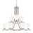 HomePlace by Capital Lighting Jameson 9 Light Chandelier, Nickel - 414391BN-333