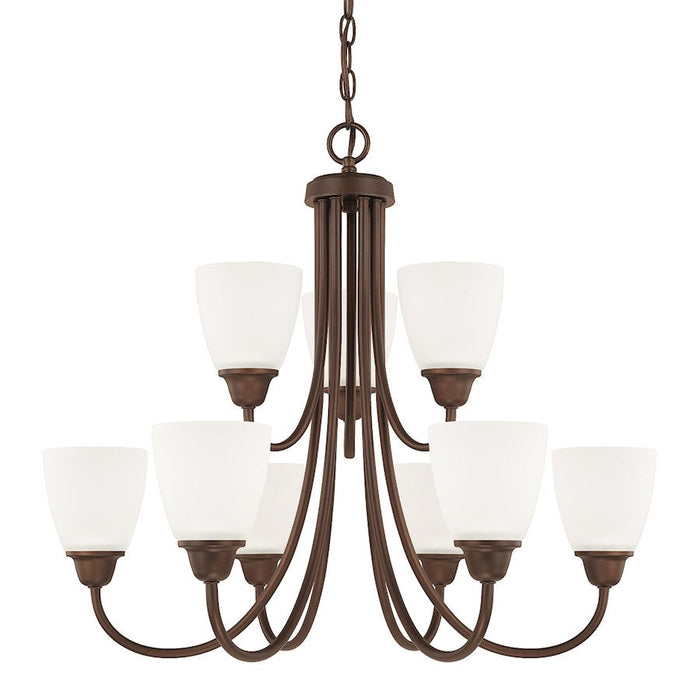 HomePlace by Capital Lighting Trenton 9 Light Chandelier, Bronze - 415191BZ-337