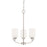 HomePlace by Capital Lighting Dixon 3 Light Chandelier, Nickel - 415231BN-338