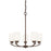 HomePlace by Capital Lighting Dixon 5 Light Chandelier, Bronze - 415251BZ-338