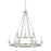 HomePlace by Capital Lighting Tanner 9 Light Chandelier, Nickel - 420091BN