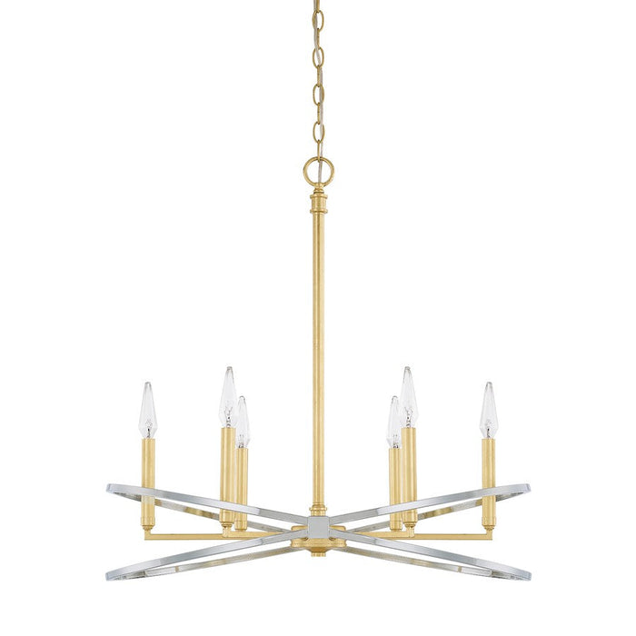 Capital Lighting Fire and Ice 6 Light Chandelier, Fire and Ice - 420861FI