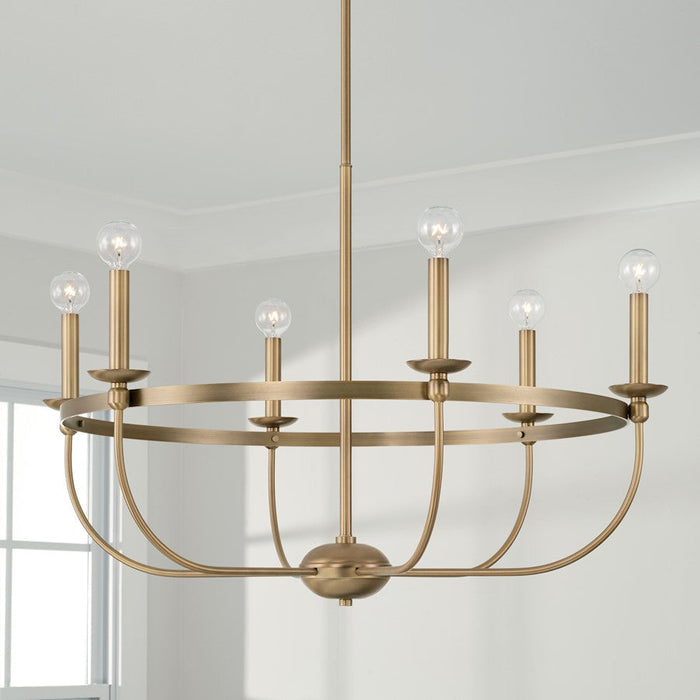 Capital Lighting Rylann Chandelier, Brass