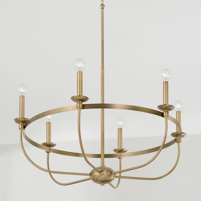 Capital Lighting Rylann Chandelier, Brass