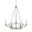 Capital Lighting Tux 8 Light Chandelier, Black Tie - 425281BT