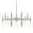 Capital Lighting Drake 20 Light Chandelier, Antique Silver - 425302AS