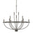 HomePlace by Capital Lighting Greyson 12 Light Chandelier, Black - 428501MB