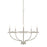 HomePlace by Capital Lighting Greyson 5 Light Chandelier, Nickel - 428551BN