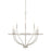 HomePlace by Capital Lighting Greyson 8 Light Chandelier, Nickel - 428581BN