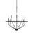 OPEN BOX ITEM: HomePlace by Capital Greyson 8-Lt Chandelier, BK - CL428581MB