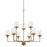 HomePlace by Capital Lighting Colton 9 Light Chandelier, Brass - 428891AD-451