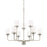 HomePlace by Capital Lighting Colton 9 Light Chandelier, Nickel - 428891BN-451