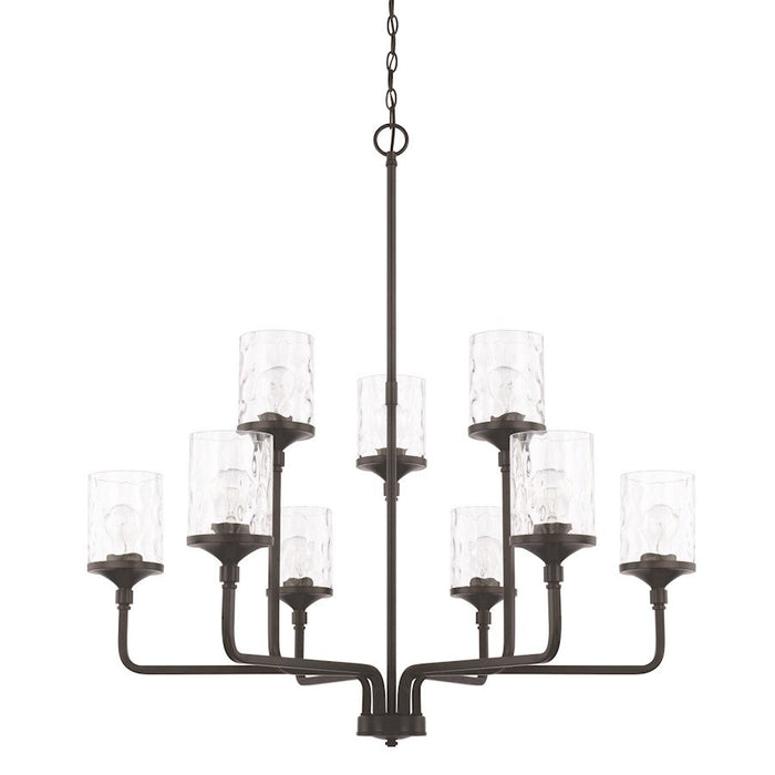 HomePlace by Capital Lighting Colton 9 Light Chandelier, Black - 428891MB-451