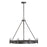 Capital Lighting Ashton 8 Light Chandelier, Carbon Grey/Grey Iron - 435881CI