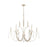 Capital Lighting Gwyneth 10-Light Chandelier, Winter Gold - 437001WG