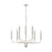 Capital Lighting Della 10-Light Chandelier, Polished Nickel - 437501PN