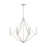 Capital Lighting 6-Light Chandelier, Mystic S - 437761MS