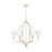 Capital Lighting Ophelia 6-Light Chandelier, Winter Gold - 438761WG-698