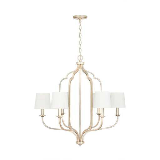 Capital Lighting Ophelia 6-Light Chandelier, Winter Gold - 438761WG-698