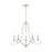 Capital Lighting Cameron 5-Light Chandelier, Brushed Nickel - 439551BN