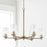 Capital Lighting Emerson 6 Light Chandelier, Embossed