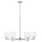 Capital Lighting Emerson 6 Light Chandelier, Nickel/Embossed - 441361PN-491