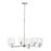 Capital Lighting Emerson 6 Light Chandelier, Embossed