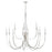 Capital Lighting Laurent Chandelier in Polished Nickel