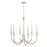 Capital Lighting Laurent Chandelier in Polished Nickel