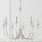 Capital Lighting Laurent Chandelier in Polished Nickel